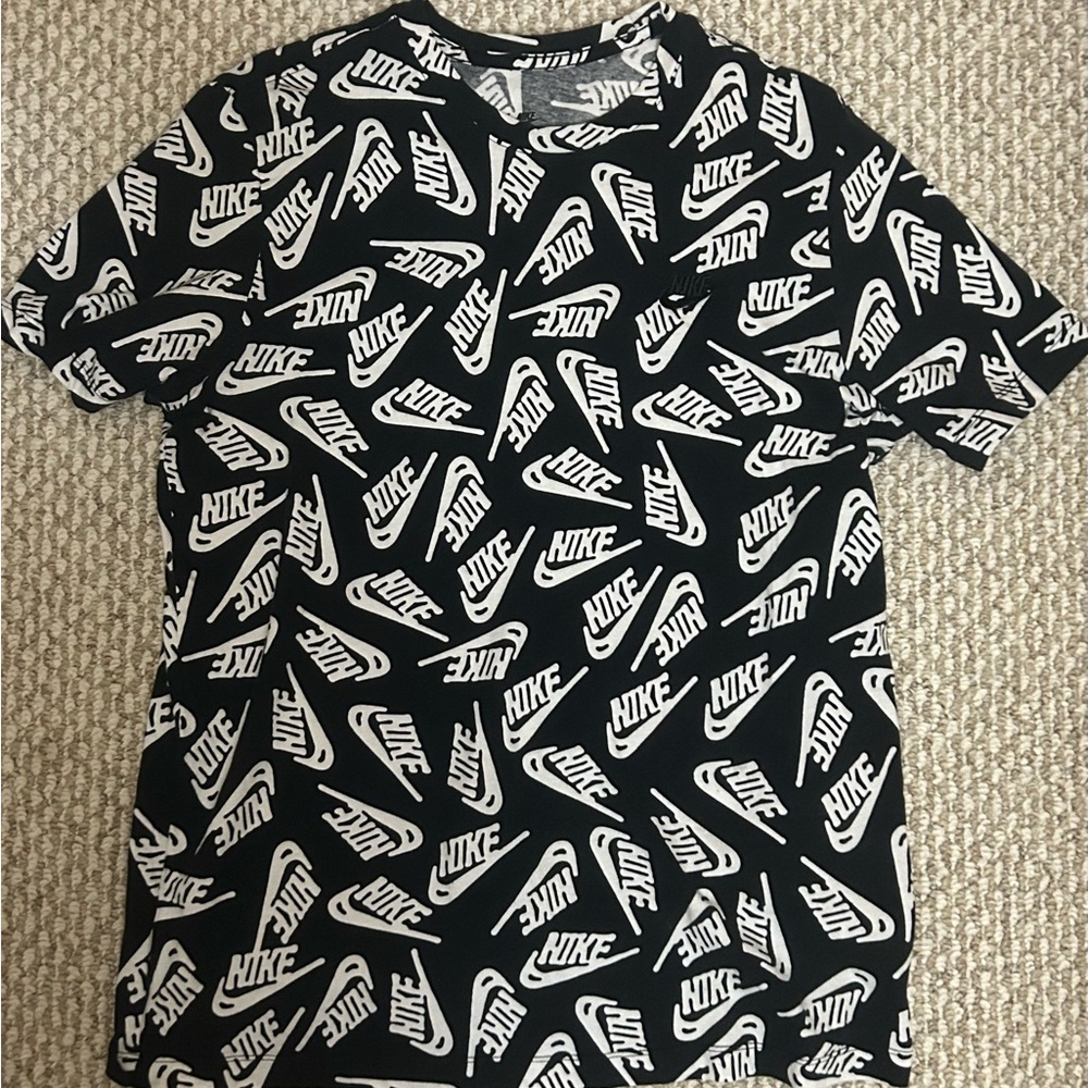 Nike Monochrome Logo Pattern Tee NWOT